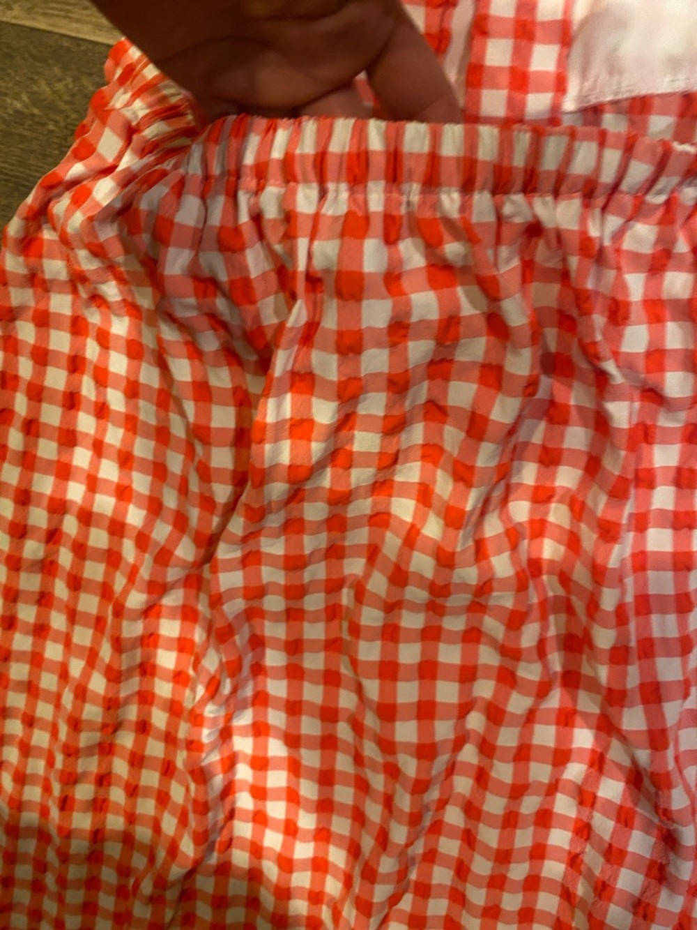 ASOS Red and White Gingham Dress - Picture 4 of 8